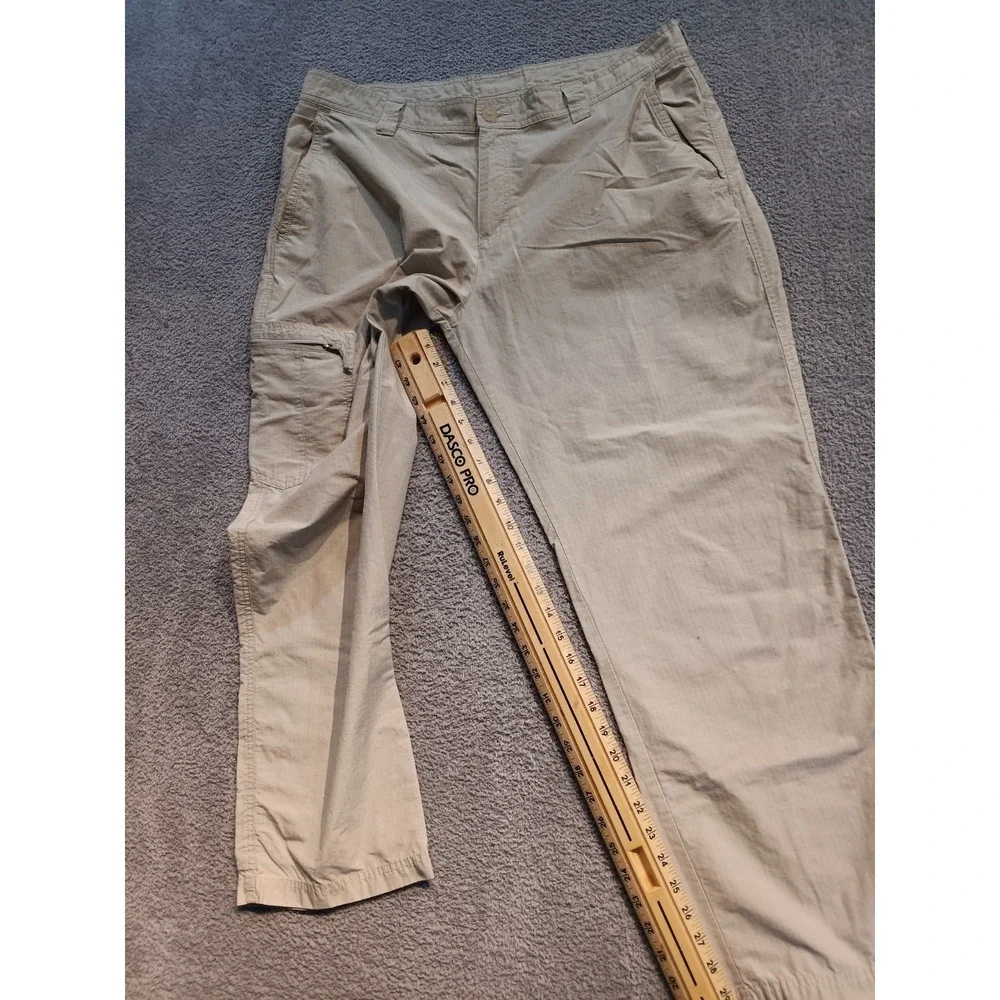 Columbia Sportswear Men's Pants‎ 38x30 Beige Ripstop Outdoor Hiking Casual